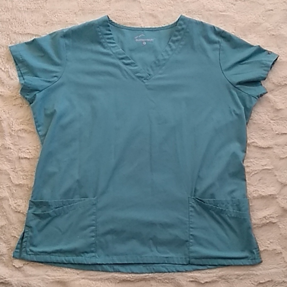 Butter-soft scrub top